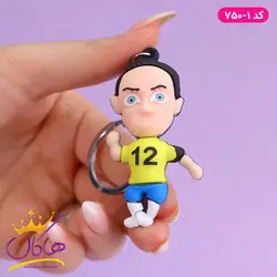 خرید و قیمت جاکلیدی آویز سیلیکونی فوتبالیست | هاکان مد