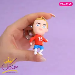 خرید و قیمت جاکلیدی آویز سیلیکونی فوتبالیست | هاکان مد