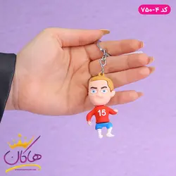 خرید و قیمت جاکلیدی آویز سیلیکونی فوتبالیست | هاکان مد
