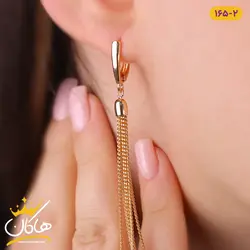 خرید گوشواره ژوپینگ چفتی آویز | فروشگاه اینترنتی هکان مد