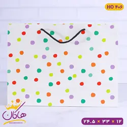 خرید ساک دستی خال خالی گلاسه | فروشگاه اینترنتی هاکان مد