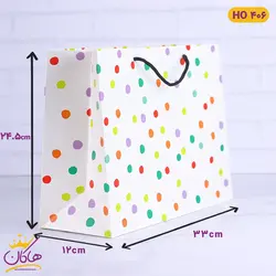 خرید ساک دستی خال خالی گلاسه | فروشگاه اینترنتی هاکان مد