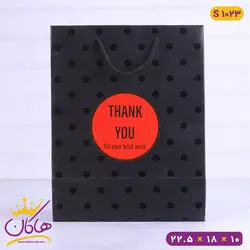 خرید ساک دستی خال خالی ولنتاین کاغذ گلاسه | فروشگاه هاکان مد