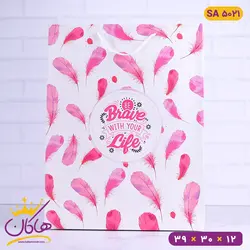 خرید و قیمت ساک دستی پر صورتی | فروشگاه هاکان مد