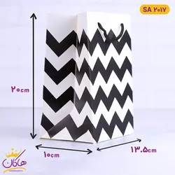 خرید ساک دستی طرح زیگ زاگ گلاسه | فروشگاه اینترنتی هاکان مد