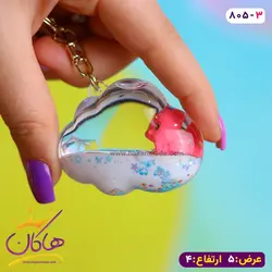 خرید و قیمت جاکلیدی اکواریومی گوزن صورتی | هاکان مد