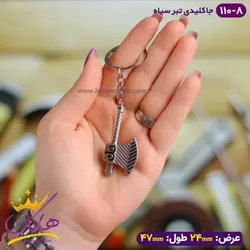 خرید و قیمت جاکلیدی فلزی مدل تبر مشکی | هاکان مد