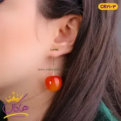 گوشواره استیل زنانه مدل گیلاس