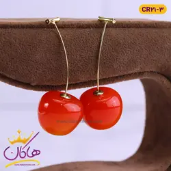 گوشواره استیل زنانه مدل گیلاس