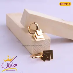 گوشواره استیل زنانه آویز مربع