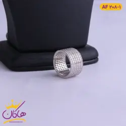 سرویس نقره زنانه مستطیل تمام نگین