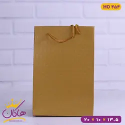 ساک دستی طرح دار طلایی | کد ho454
