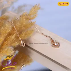 خرید و قیمت آویز ساعت استیل زنانه قلب و تاج | هاکان