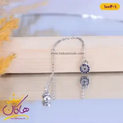 خرید و قیمت آویز ساعت استیل زنانه چشم نظر نقره ای | هاکان