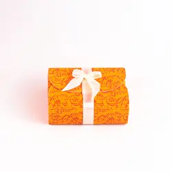 جعبه کادویی بدلیجات نارنجی کد 3
