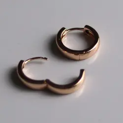 گوشواره حلقه ای ساده ژوپینگ سایز کوچک ۱