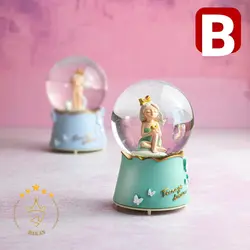 گوی موزیکال برفی دخترانه زیبا | کد D4