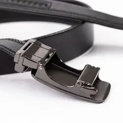 کمربند مردانه ریلی چرم مصنوعی مدل 719