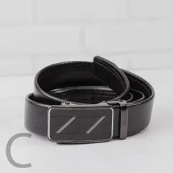 کمربند مردانه ریلی چرم مصنوعی مدل 719