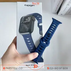 قیمت خرید بند اپلواچ برند Spigen مدل Sport Strap سایز 38_40_41 رنگ سورمه ای - پارس تل کمپانی