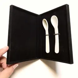 باندل خاویار امپریال بلوگا 100 گرمی + پک قاشق صدف دوتایی + جعبه