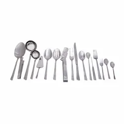 سرویس قاشق و چنگال 137 پارچه ( جعبه چوبی - 30 نفره ) کد DF007 ام جی اس MGS | ساره کالا
