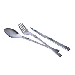 سرویس قاشق و چنگال 137 پارچه ( جعبه چوبی - 30 نفره ) کد DF007 ام جی اس MGS | ساره کالا