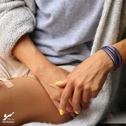 دستبند صلح و دوستی بنفشه - فروشگاه اینترنتی گروه صلح و دوستی سرو