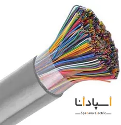 کابل مخابراتی 50 زوج فویلدار 0.5 هوایی مازندران - اسپادانا الکتریک