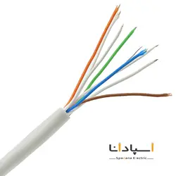 کابل مخابراتی 2 زوج فویلدار 0.6 هوایی مازندران - اسپادانا الکتریک