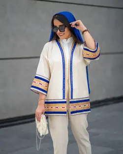 نوار پهن هندی(آبی)