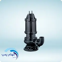 لجن کش 25 متری صنعتی لئو مدل 100WQ65-15-5.5/4p