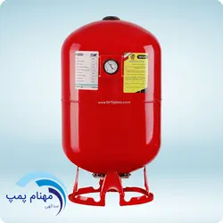 منبع تحت فشار 60 لیتری تفسان مدل TEV-V60 (درجه‌دار)