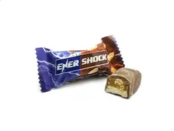 شکلات با مغز بادام زمینی، نوقا و کرم کارامل اِنِرشوک اولدوز Enershock ulduz وزن ۱ کیلو گرم