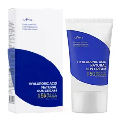 کرم ضد آفتاب فیزیکی هیالورونیک اسید ایزنتری Isntree Hyaluronic Acid Natural Sun Cream SPF50