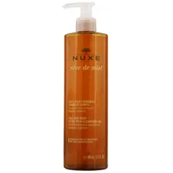ژل پاک کننده صورت و بدن با عسل و گل افتابگردان رودمییل نوکس NUXE Reve De Miel Face & Body Ultra-Rich Cleansing Gel With Honey & Sunflower 400ml