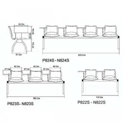 نیمکت آموزشی نظری مدل اسمارت کد N823S