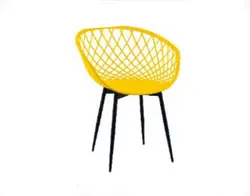 صندلی بامبو پایه فلزی BA 570S بنیزان