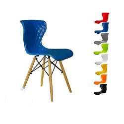 صندلی چهارپایه دیاموند پایه چوبی  B500S بنیزان