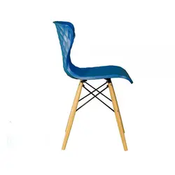 صندلی چهارپایه دیاموند پایه چوبی  B500S بنیزان