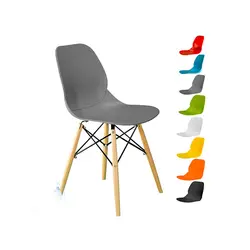 صندلی چهارپایه کندو پایه چوب K500 بنیزان
