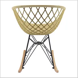 صندلی چهارپایه بامبو پایه درختی راک (آبکاری ) BA565 بنیزان