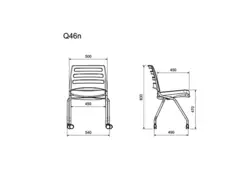 صندلی چهارپایه لیو کد Q46n