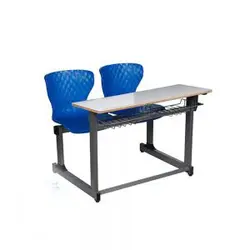 نیمکت  دونفره متصل بدون جاکتابی بنیزان کدBTS202