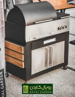 باربیکیو گازی ذغالی مدل 92 - رویال گاردن