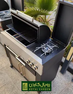 باربیکیو گازی ذغالی مدل 92 - رویال گاردن