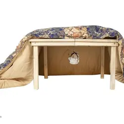 کرسی تاشو آریانا کالا سایز 90 در 90 سانتی متر ساخت شده از چوب روس - آریانا کالا - لحاف کرسی - کرسی تاشو - سرویس روتختی - مبلمان خانگی - فروشگاه لحاف کرسی آریانا کالا