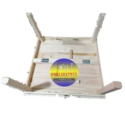 کرسی تاشو آریانا کالا سایز 90 در 90 سانتی متر ساخت شده از چوب روس - آریانا کالا - لحاف کرسی - کرسی تاشو - سرویس روتختی - مبلمان خانگی - فروشگاه لحاف کرسی آریانا کالا