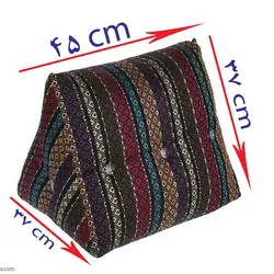 پشتی لمه جاجیم آریانا کالا مدل خطی تعداد 1 عددی