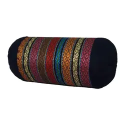 بالش لوله ای سنتی جاجیم آریانا کالا مدل لوزی سایز 4 تعداد 1 عددی